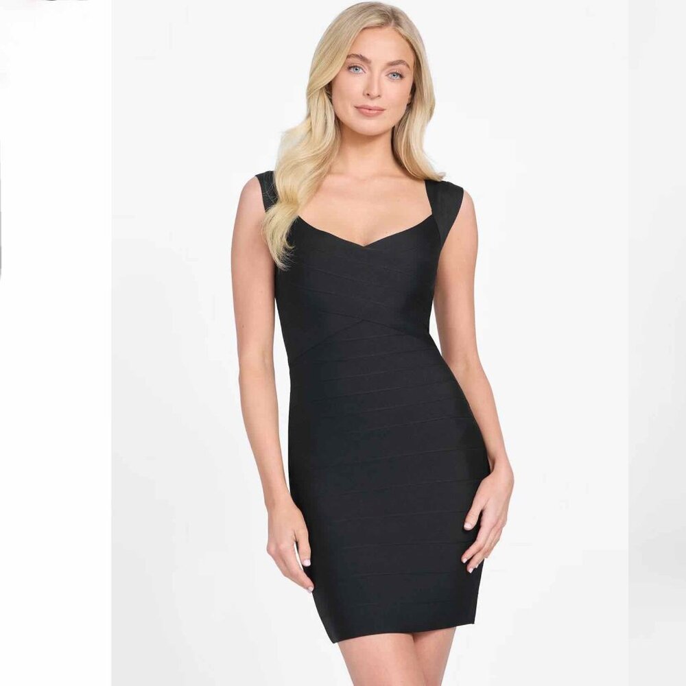 Guess Sweetheart Bandage Dress Size O Bodycon Cocktail Dress